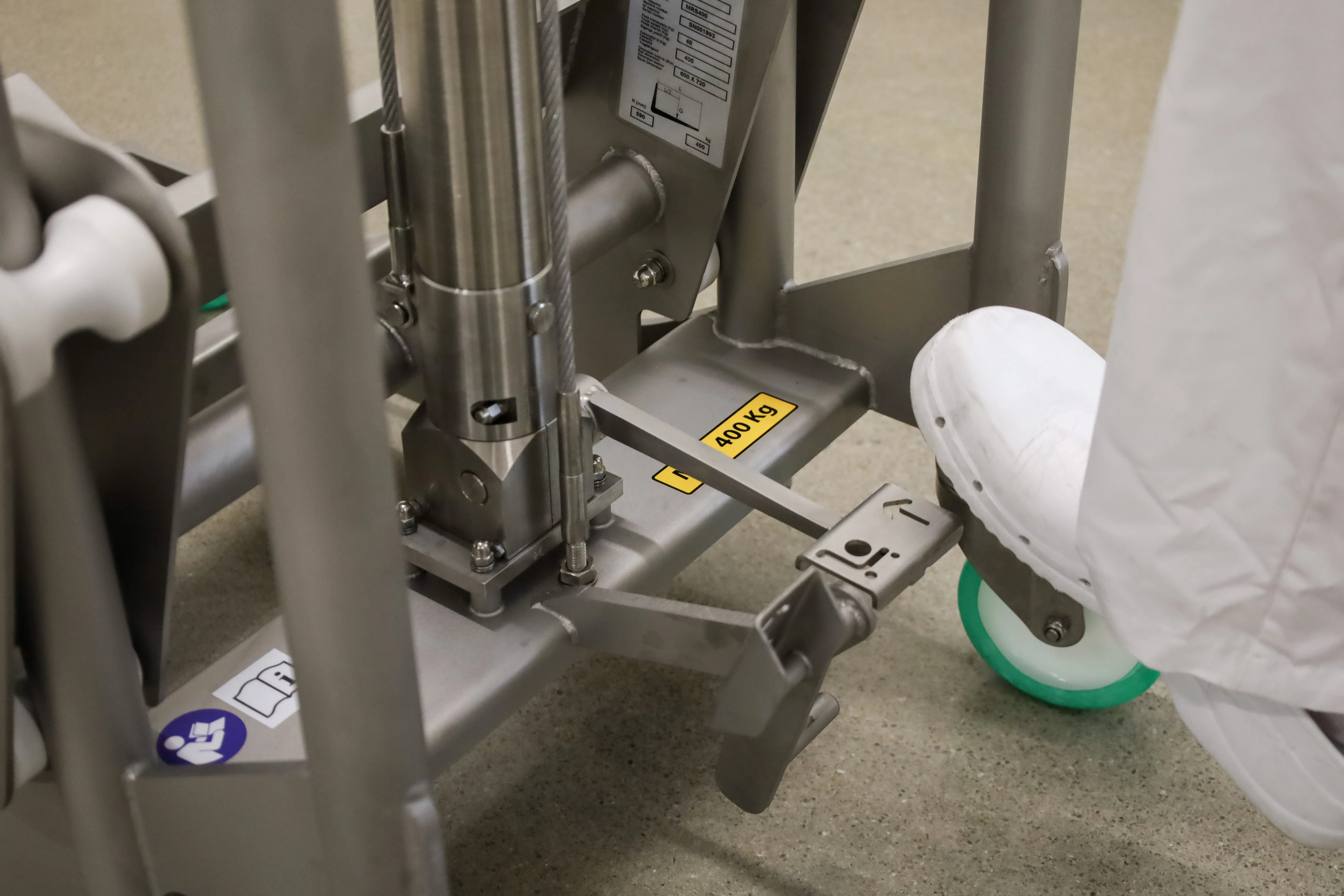 MRS400 Manual Reel Trolley Stainless steel - pedal Image