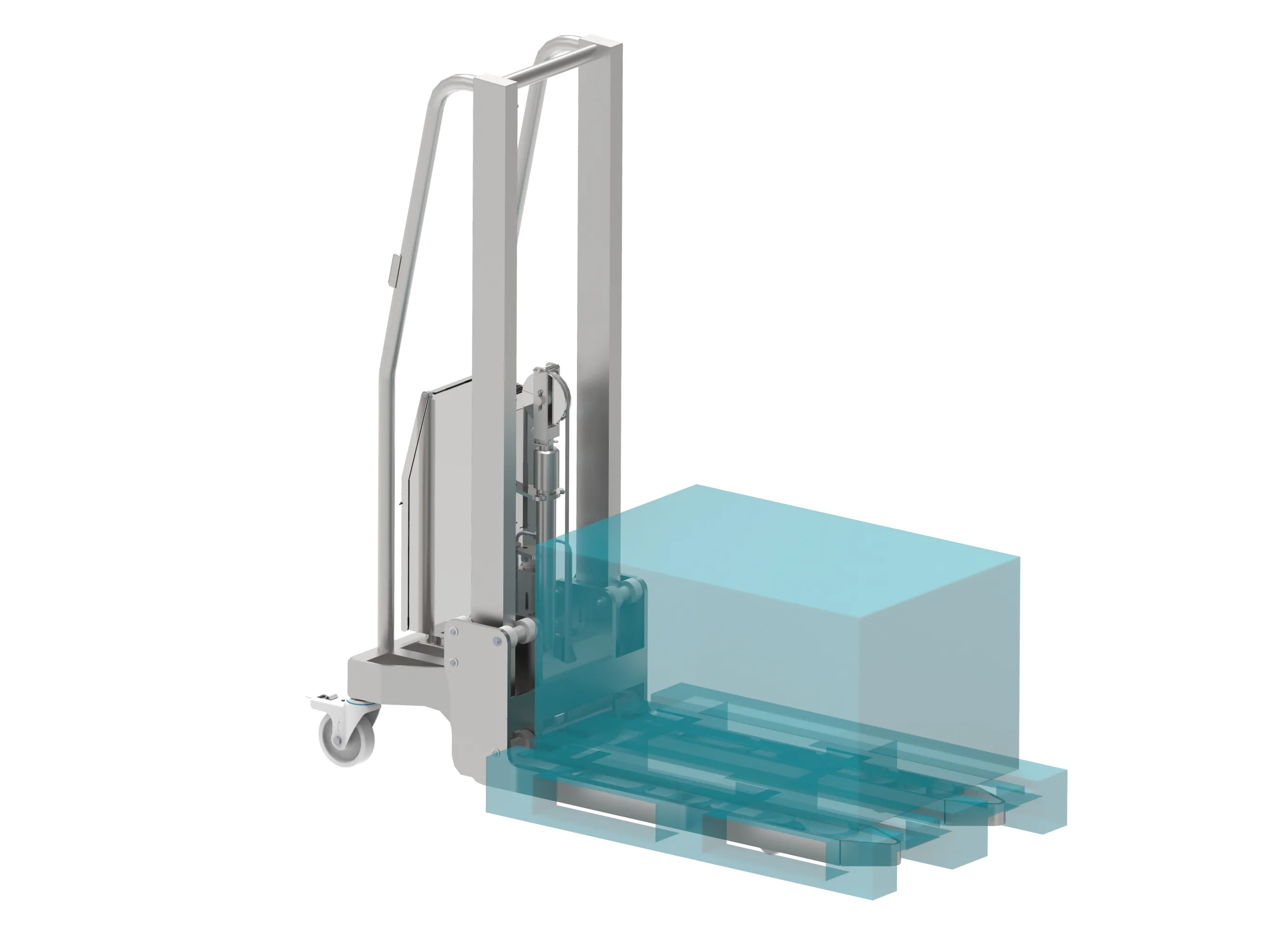 Electromanual Stacker 100% stainless steel Electromanual Stacker 100% stainless steel
