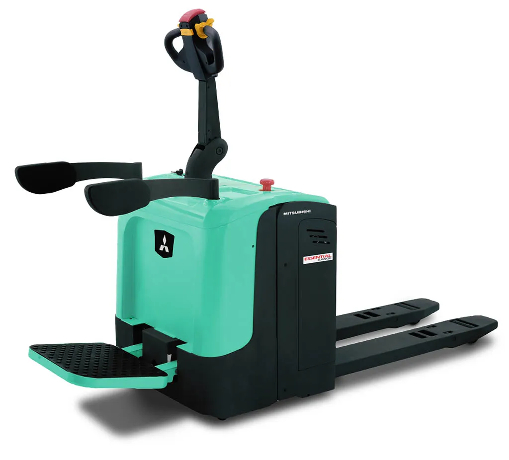 Transpaleta Eléctrica Gama Essential de Mitsubishi con plataforma (PBV20QL)