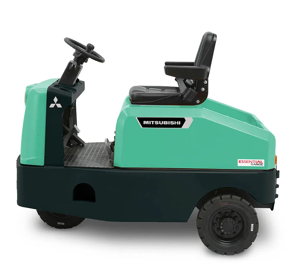 Carretilla Remolcadora Tractor de Arrastre Essential de Mitsubishi vista de perfil