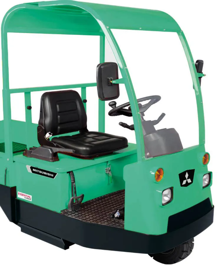 Carretilla Remolcadora Tractor de Arrastre Essential de Mitsubishi con cabina