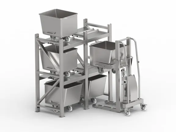 Eurobin Racking Eurobins Racking Solutions | Stainless Steel | Inoxtruck by ULMA